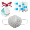 Face Masks - 4-Layer White Protective Respirator 100pcs