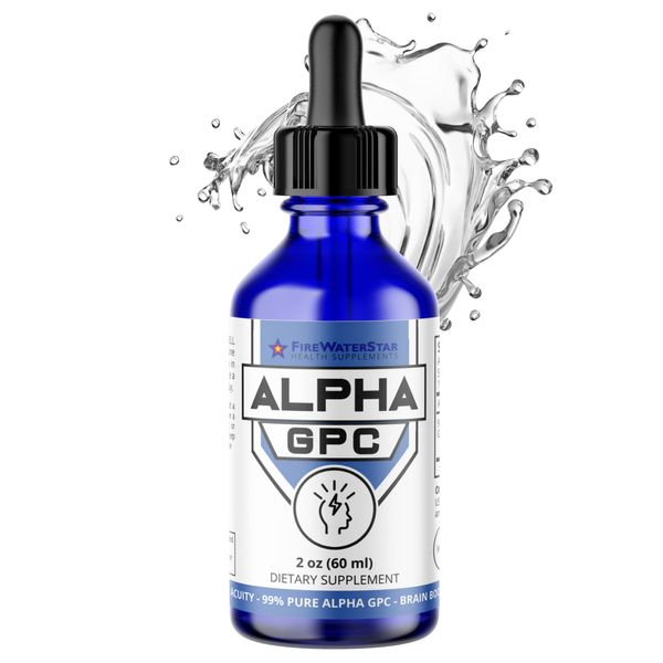 Alpha GPC - Liquid Drops - 99% Pure L Alpha-GPC - 300mg - 30 Day Supply - Non-GMO - Brain Booster Supplement for Focus, Memory, Clarity, Energy - Choline Supplement - Beginner Nootropic