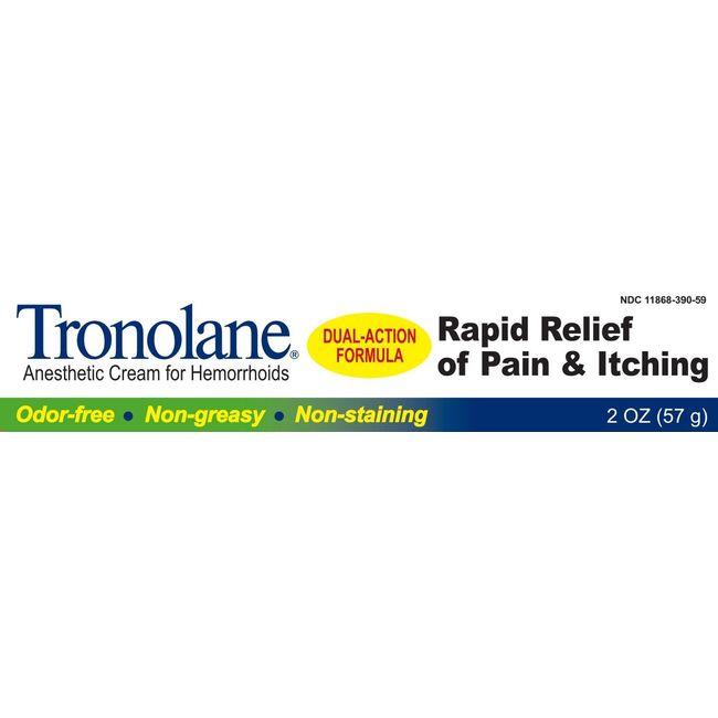 TRONOLANE Hemorrhoid Cream - 2 Oz. - 3 Pack