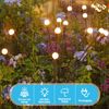 8 LED Garden Solar Light Firefly Swaying Lamp Yard Pathway Outdoor Decor 2 Pack