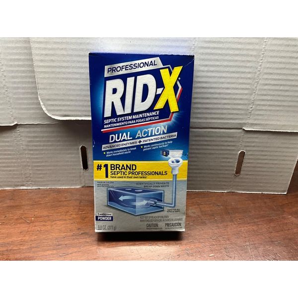 Rid-X Septic System Maintenance Dual Action 1 Month Dose Powder