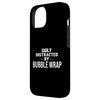 iPhone 14 Funny Bubble Wrap Lover Easily Distracted by Bubble Wrap Smartphone Case