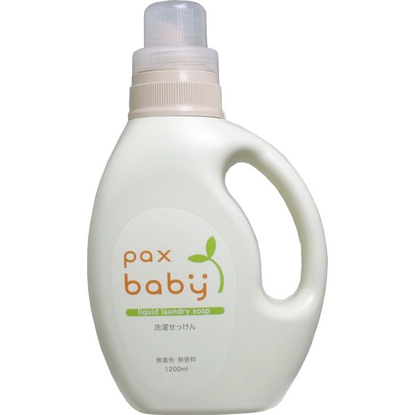 Pax Baby Laundry Soap (Laundry Detergent), 47.2 fl oz (1,200 ml) (6 Pieces)