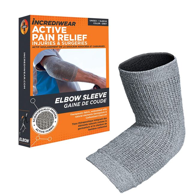 Incrediwear Grey Small / Medium Elbow Sleeve Support Brace