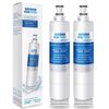 2 PACK Refrigerator Water Filter Compatible With 4396508,4396510, 4392857,46-901