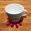 Super Cool Creations Coasters - Splash Shaped - Pink - 6 Set