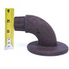 Vintage Solid Cast Iron PIPE HANDRAIL Hanger Bracket Mount Elbow 90° Insert (SI)