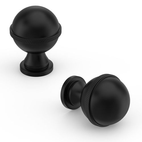 Asidrama 10 Pack Matte Black Kitchen Cabinet Knobs Dresser Knobs Drawer Knobs Cabinet Hardware Knobs for Drawers