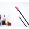 S&T INC. Makeup Spatulas, Large and Mini Spatula for Cosmetics and Skin Care, 2 Piece Set, Black/Pink