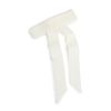 LELET NY Women's Kate Pearl Bow, White, One Size