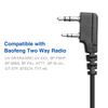 ABBREE AR-780 Two Way Radio Rainproof Handheld Speaker Mic Microphone(Upgrade of BF-S112), Remote Shoulder Mic for GMRS Radio Baofeng UV-5R BF-F8HP BF-888S UV-K5 UV-5RX3 GM-15PRO Ham Radio