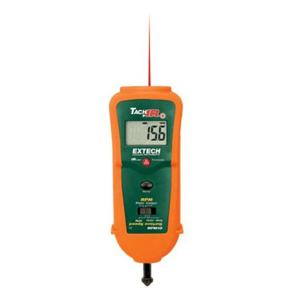 Extech RPM10 Combination Tachometer with Infrared Thermometer