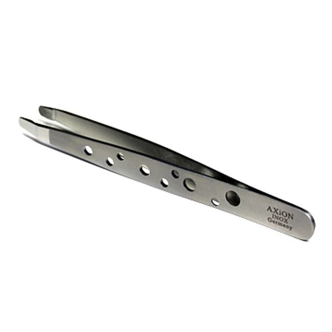 Tweezers Solingen (Germany) AXiON<br> Stainless steel ultra-thin blade precision tweezers (round tip type) #slg008392<br>