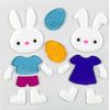 Easter Spring Window Clings Gel Decoration Pack: Bunny, Chicks, Eggs, Flowers