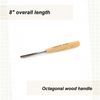 Pfeil : Mallet Handle Woodcut Tool : Straight Chisel : D12/6 6mm