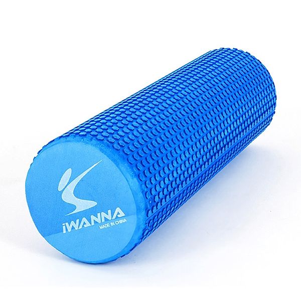 I Warner Non-Slip EVA Round Foam Roller 45cm Yoga Pilates Equipment, Single Item