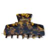 Acetate hair claw in medium size (Classic Brown)
