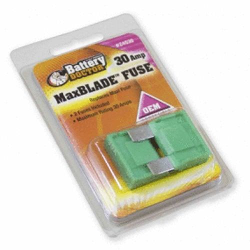 WirthCo 24530 Battery Doctor 30 Amp MaxBlade Fuse, Green, 2 Pack