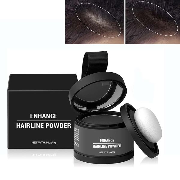 Magic Root Cover Up, Hairline Powder,Root Touch Up Powder,Enhance Hairline Powder,Hairline Powder Instantly Conceals Hair,Root Touch Up Hair Powder for Thinning Hair Women&Men(Gray Brown)