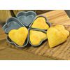Fox Run Linked Heart Cake Pan, 4-Inch, Preferred Non-Stick
