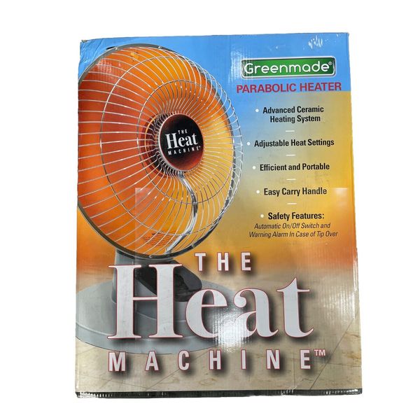 Greenmade 800-Watt Electric Ceramic Parabolic Space Heater