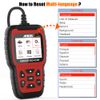 Automotive EOBD OBD2 Scanner Check Engine Light Car Diagnostic Tool Code Reader