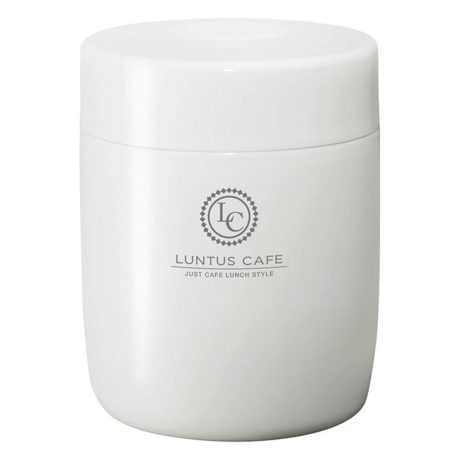 Asbel HLB-SR500 Insulated Lunch Jar, White, 16.9 fl oz (500 ml), Lantus, Stainless Steel Hot and Cold Insulated Soup Bottle