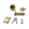 [2-PACK] Keyed Alike Deadbolt Entry Door Knob Lock Combo Set, Polished Brass