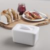 Zeal G265W Butter Dish, White