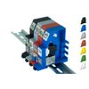 Keystone Hutschienenhalter / DIN Rail bracket (35mm), Typ Triple (Rot)