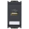 VIMAR IDEE 16368 USB Socket 1 Module Grey