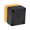 uxcell Push Button Switch Control Station Box 22mm 1 Button Aperture Yellow and Black