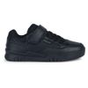 Geox J Perth Boy E Sneaker, Black, 34 EU