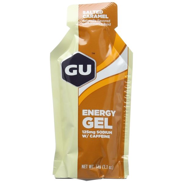 GU Salted Caramel Flavour Energy Gels - Box of 24