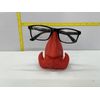 Funny Mustache Eye Glasses Holder Red