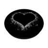 PopSockets Herz Schwarz PopSockets mit austauschbarem PopGrip