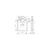 Thirard Marinox 096402 Padlock 40 mm
