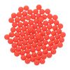 sourcing map 100pcs PP Plastic Bearing Balls 4mm Solid Plastic Balls, Precision Bearing Ball, Red
