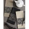 DII Tabletop Kitchen Collection, Cotton, Fleur De Lis, Dish Towel Set