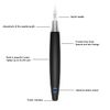 Pinkiou Wireless MicroPigmentation Pen Rechargeable Brow Lamination Machine for Eyebrow Makeup Eyeliner Lip Hairstroke Eyebrow Pigmenatation Equipment