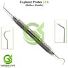 Periodontal Surface Gracey Curettes Explorer Probe Cassette Dental Assistant Kit