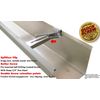 5" Premium Hidden Rain Gutter Bracket Hook Hangers with Screw Clip Style