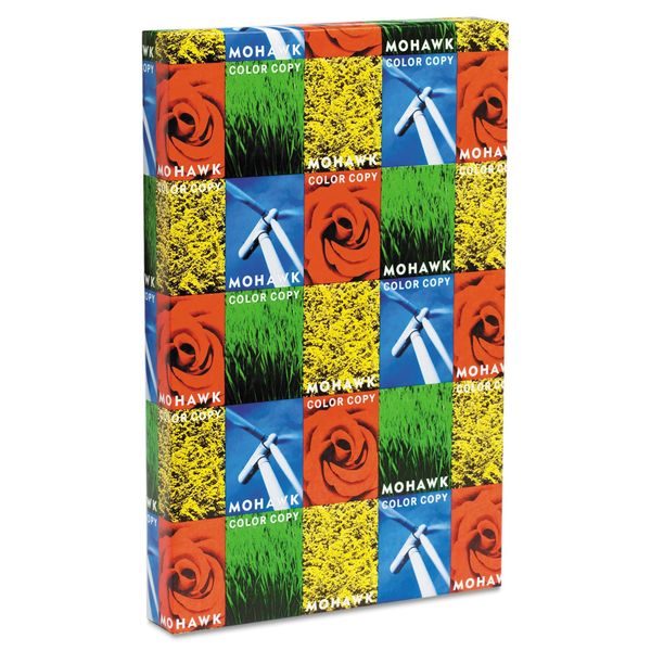 Mohawk Color Copy 98 Paper and Cover Stock, 98 Bright, 80 lb Cover Weight, 18 x 12, 250/Pack