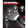 Victoper 2000 Lumens LED Flashlights 2-Pack 5 Modes Waterproof Zoomable Outdoor 