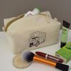 'UK Bus' Canvas Wash Bag/Makeup Case (CS00038249)