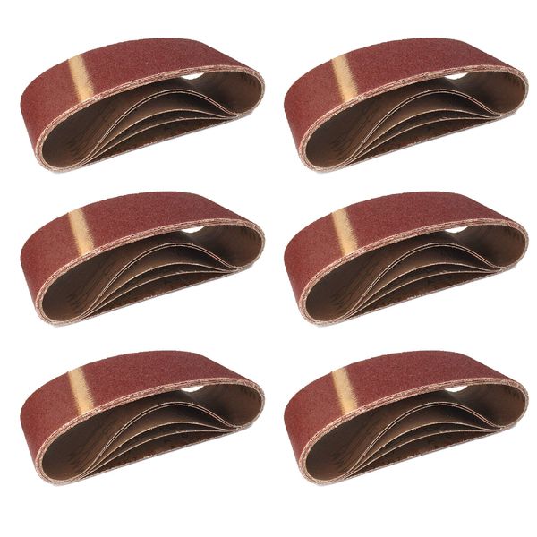 Cloth Sanding Belts │ 10 pieces │ 75 x 457 mm │ grain 120 │ for belt sanders │ Sanding-Paper │ Sanding-Belts