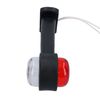 AB Tools Trailer Side Marker with rubber base Red & White Front Rear Light/Lamp TR153