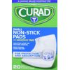 Curad Small Non-Stick Pads With Adhesive Tabs 2 Inches X 3 Inches 20 Each