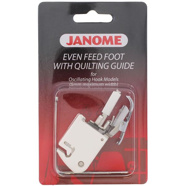 Janome Presser Feet, Metal, White