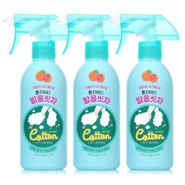 On the Body Wash Feet Fresh Grapefruit Mint Flavor 385ml x 3 Costco_MC